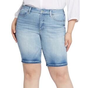 NYDJ shorts Briella 11 inch denim blue size 24W